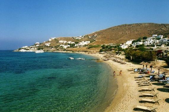 'The beach at Aghios Ioannis' - Mykonos